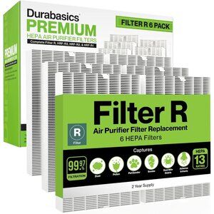 Durabasics 6 Pack of HEPA Filters Compatible with Honeywell Air Purifier
